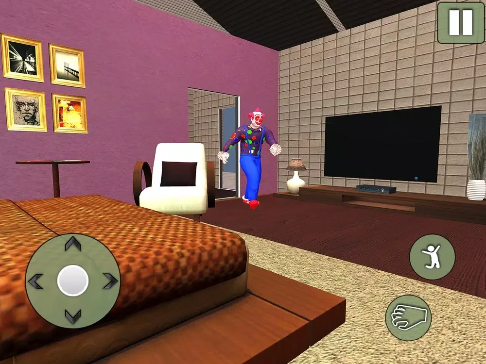 Scary Clown Neighbor Escape iPad  스크린샷