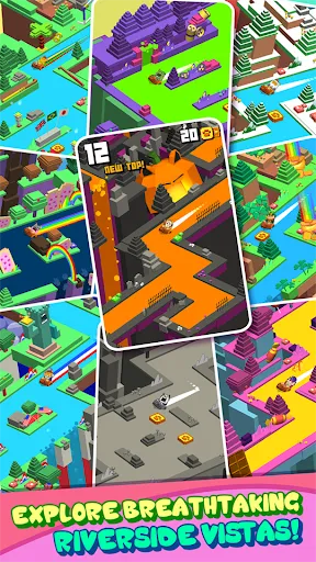 Splashy Cats: Endless ZigZag! Screenshots