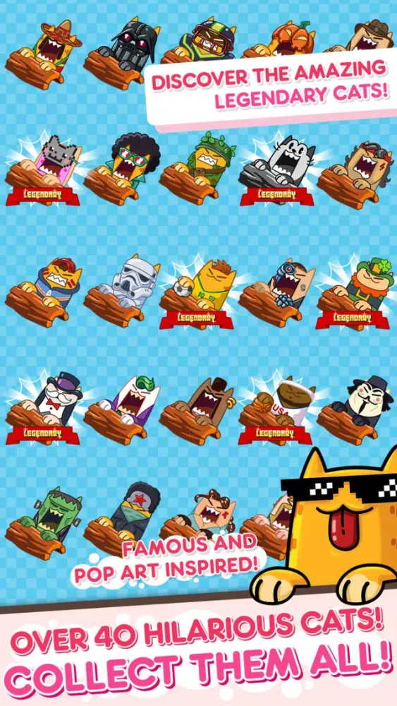 Tangkapan layar Splashy Cats: Endless Zigzag Arcade Water Game