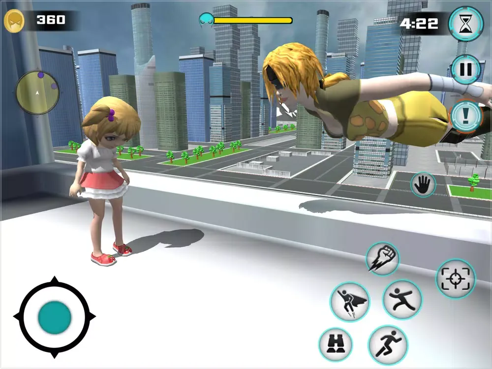 Superhero Battlefield II iPad 应用截图