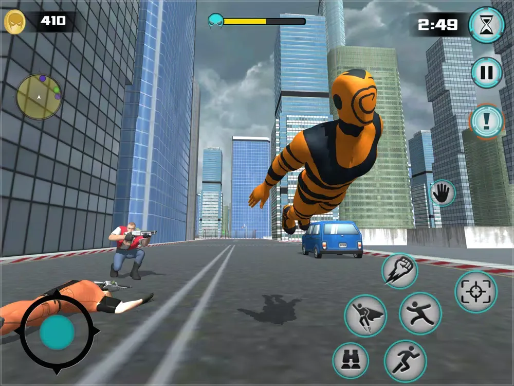 Superhero Battlefield II iPad 应用截图
