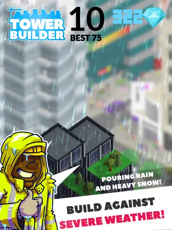 Ảnh chụp màn hình của Tower Builder! 3D Blocks Stack Arcade Game iPad 