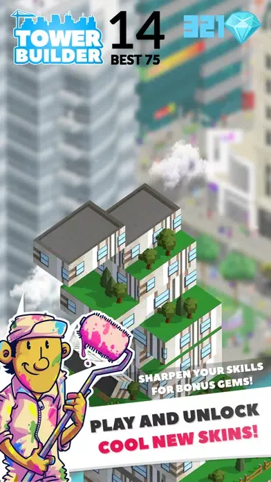 Ảnh chụp màn hình của Tower Builder! 3D Blocks Stack Arcade Game