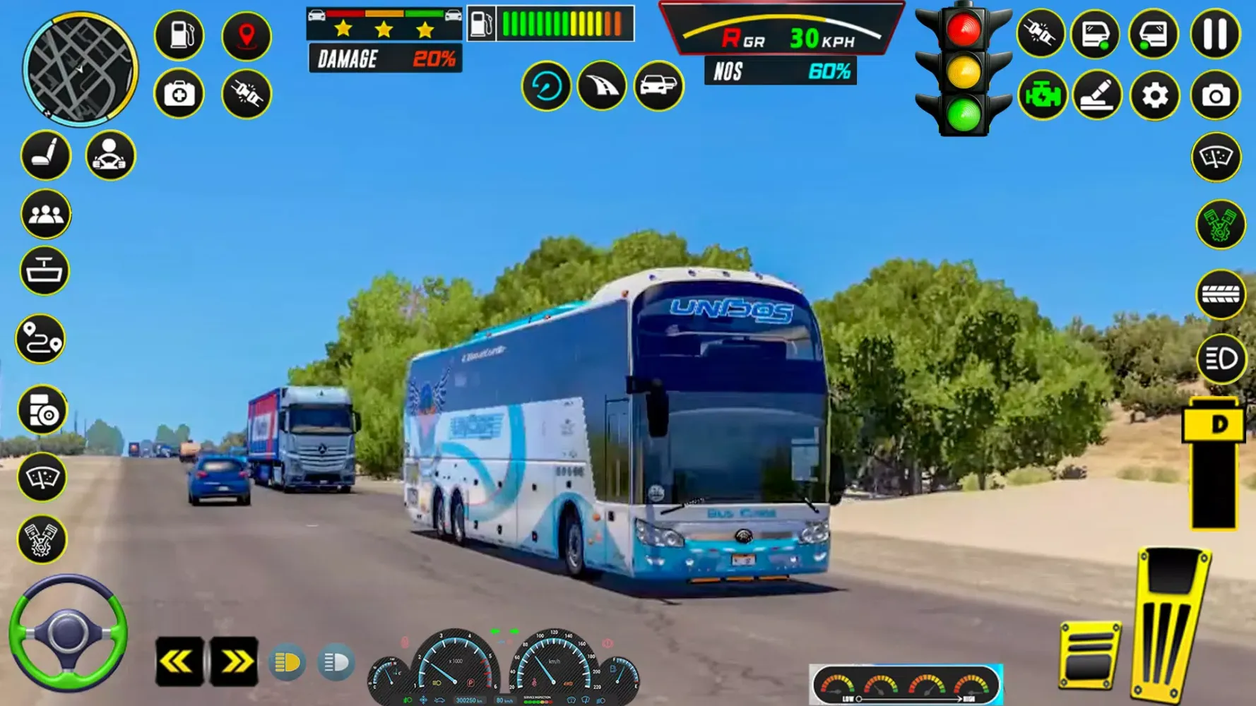 Captures d'écran de Bus Driving 3d: Bus Simulator