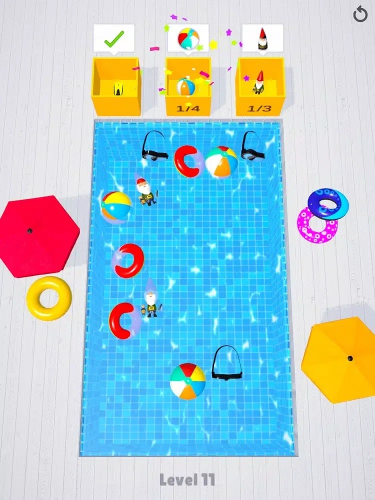 Ảnh chụp màn hình của Waterpark 3D - Pool Games iPad 
