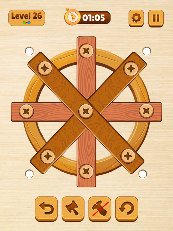 Wood Nuts & Bolt: Screw Puzzle iPad  Screenshots