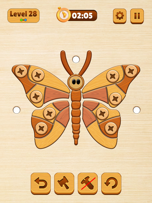 Wood Nuts & Bolt: Screw Puzzle iPad  Screenshots