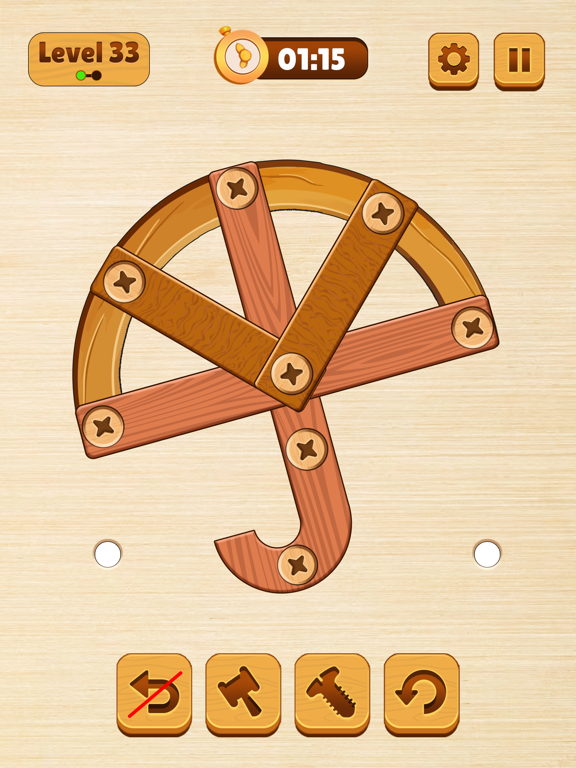 Wood Nuts & Bolt: Screw Puzzle iPad  Screenshots