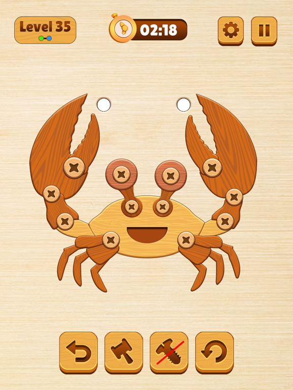 Wood Nuts & Bolt: Screw Puzzle iPad  Screenshots