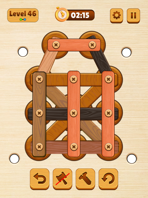 Wood Nuts & Bolt: Screw Puzzle iPad  Screenshots