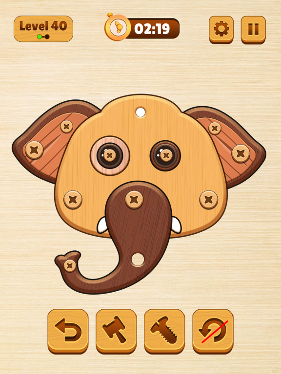 Wood Nuts & Bolt: Screw Puzzle iPad  Screenshots