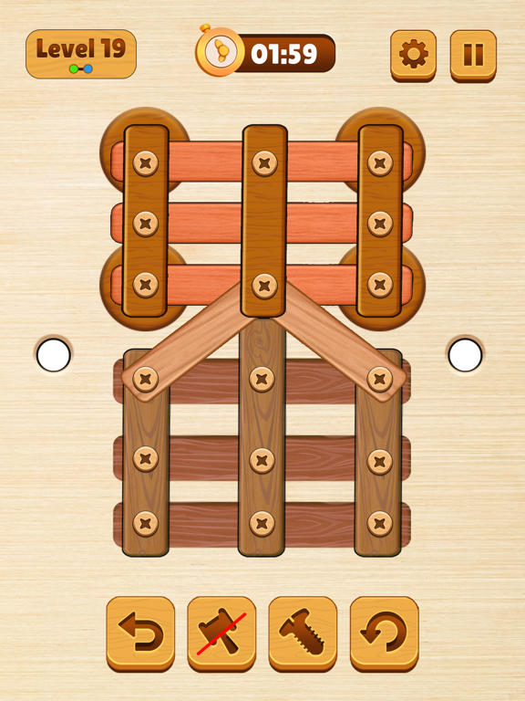 Wood Nuts & Bolt: Screw Puzzle iPad  Screenshots