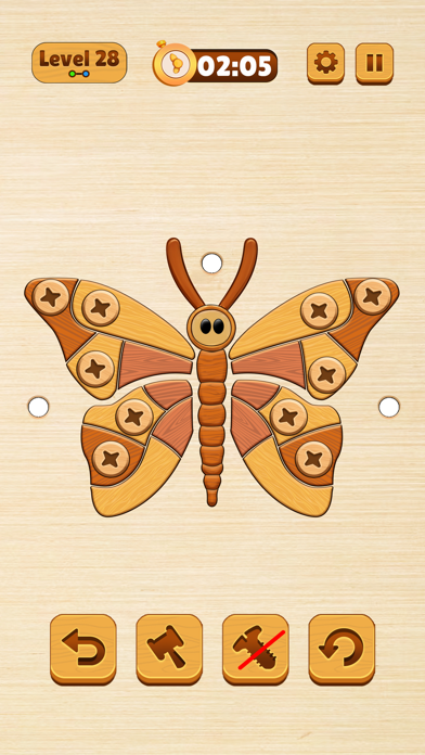 Wood Nuts & Bolt: Screw Puzzle Screenshots