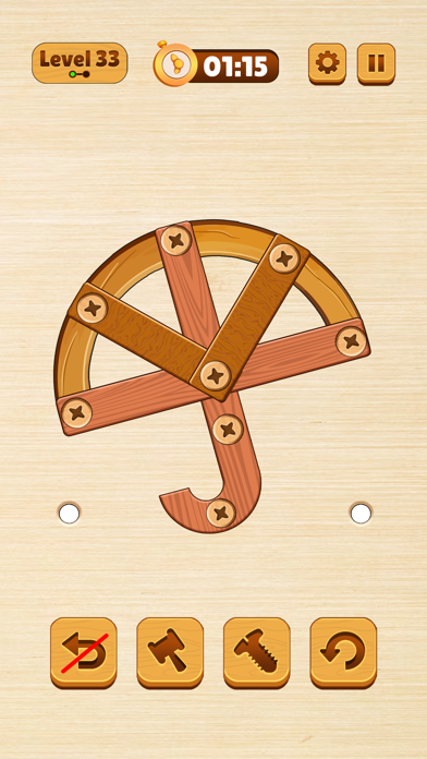 Wood Nuts & Bolt: Screw Puzzle Screenshots