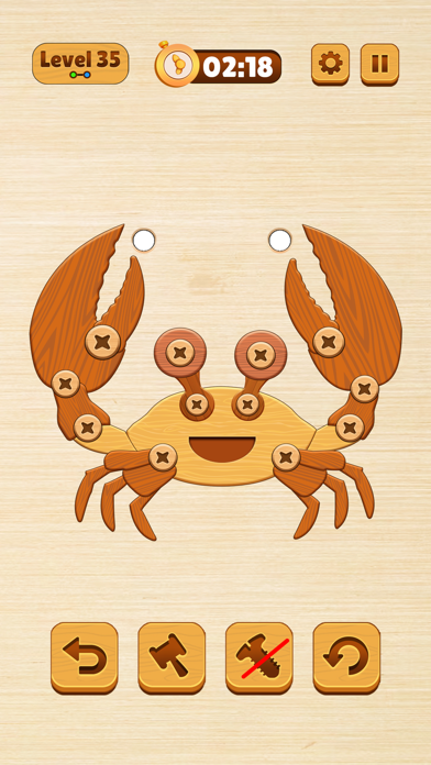 Wood Nuts & Bolt: Screw Puzzle Screenshots