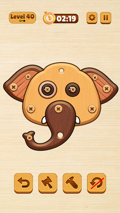 Wood Nuts & Bolt: Screw Puzzle Screenshots