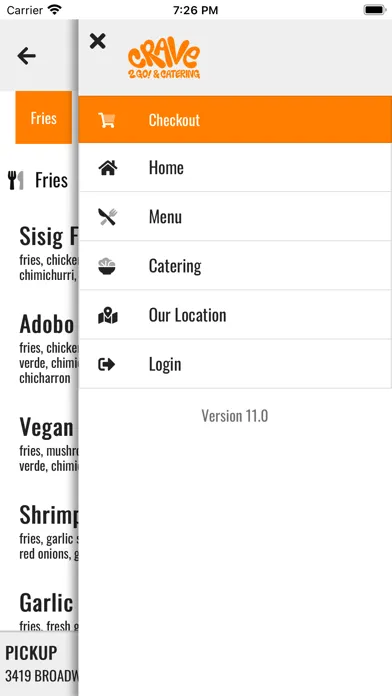 Tangkapan layar CRAVE Food Truck