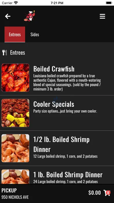 CajunBoil-n-Geaux Screenshots