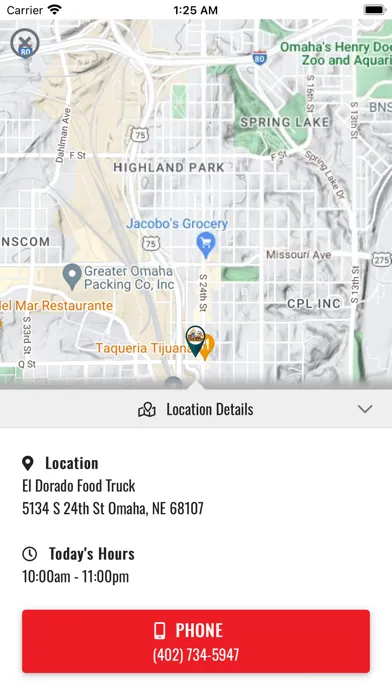 El Dorado Food Truck سکرین شاٹس