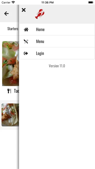 Johnny's Clam Shack App Screenshots