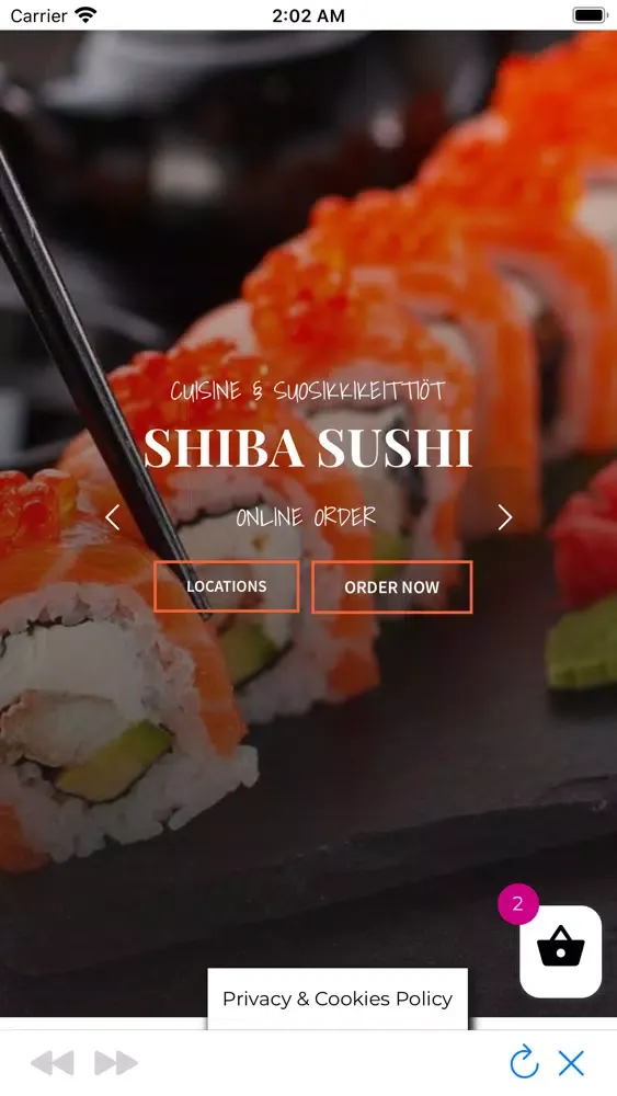 Zrzuty ekranu Shiba Sushi