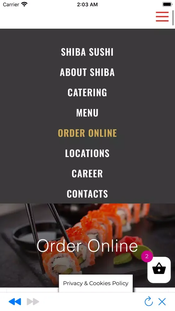 Zrzuty ekranu Shiba Sushi