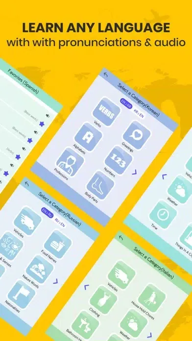 Captures d'écran de Speak & Learn Any Language