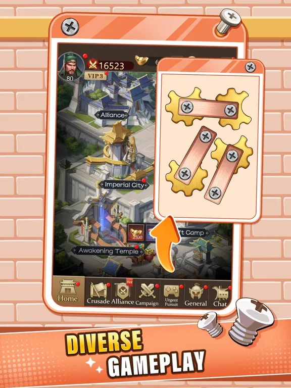 Captures d'écran de Kingdom Go:Screw Master iPad 