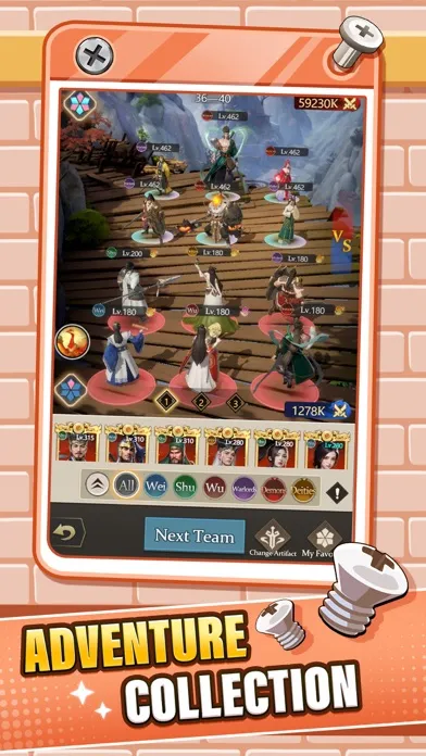 Captures d'écran de Kingdom Go:Screw Master