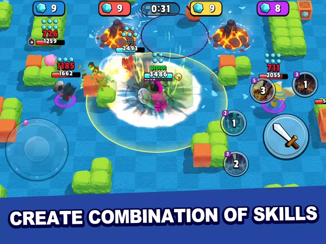 Tangkapan layar Tiny Heroes - Magic Clash iPad 