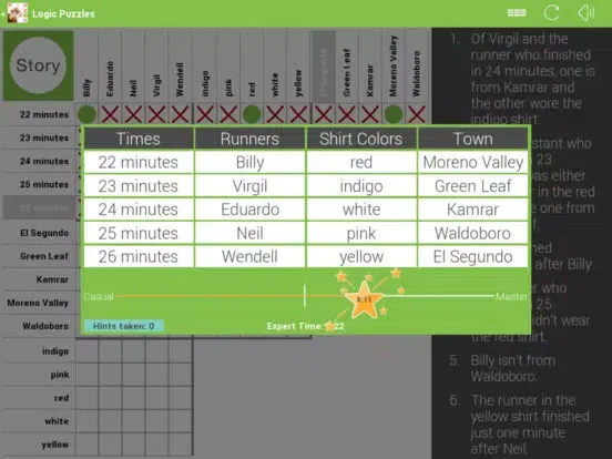 Capturas de pantalla de Logic Grid Puzzles: No Ads iPad 