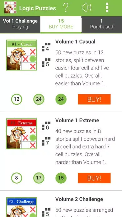 Capturas de pantalla de Logic Grid Puzzles: No Ads