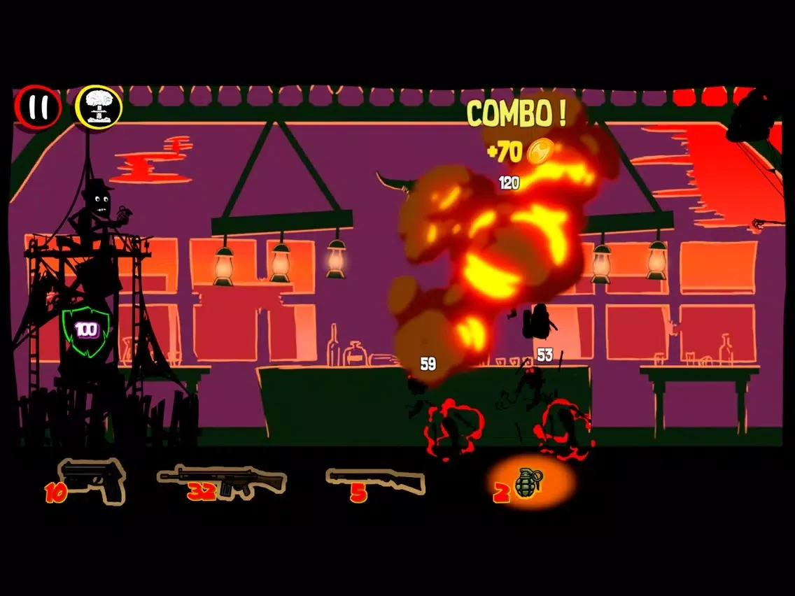 Capturas de pantalla de Gloomy Z iPad 
