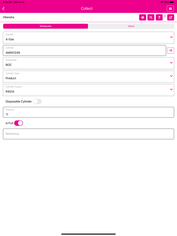 Gas-Trak Online (GTO) iPad  Ekran Görüntüleri