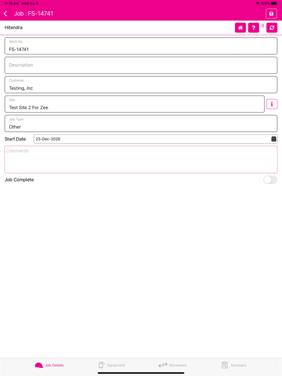 Gas-Trak Online (GTO) iPad  Ekran Görüntüleri