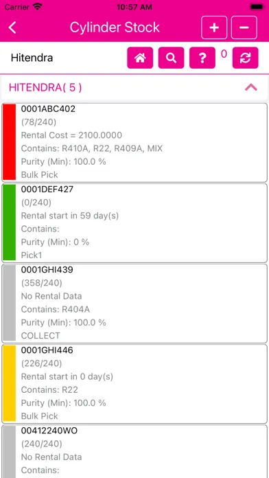 Gas-Trak Online (GTO) Screenshots
