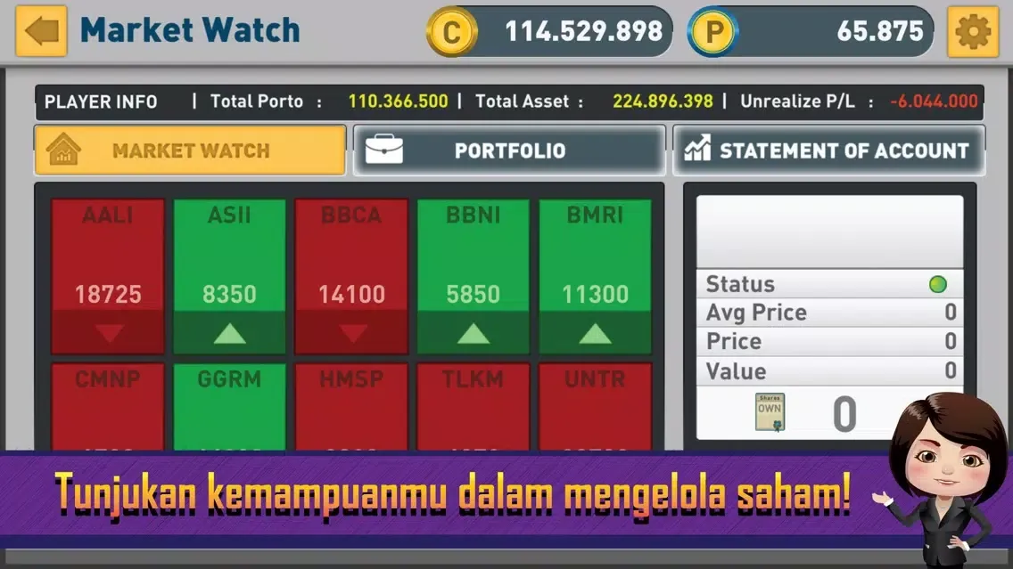 ภาพหน้าจอของ Nabung Saham GO!