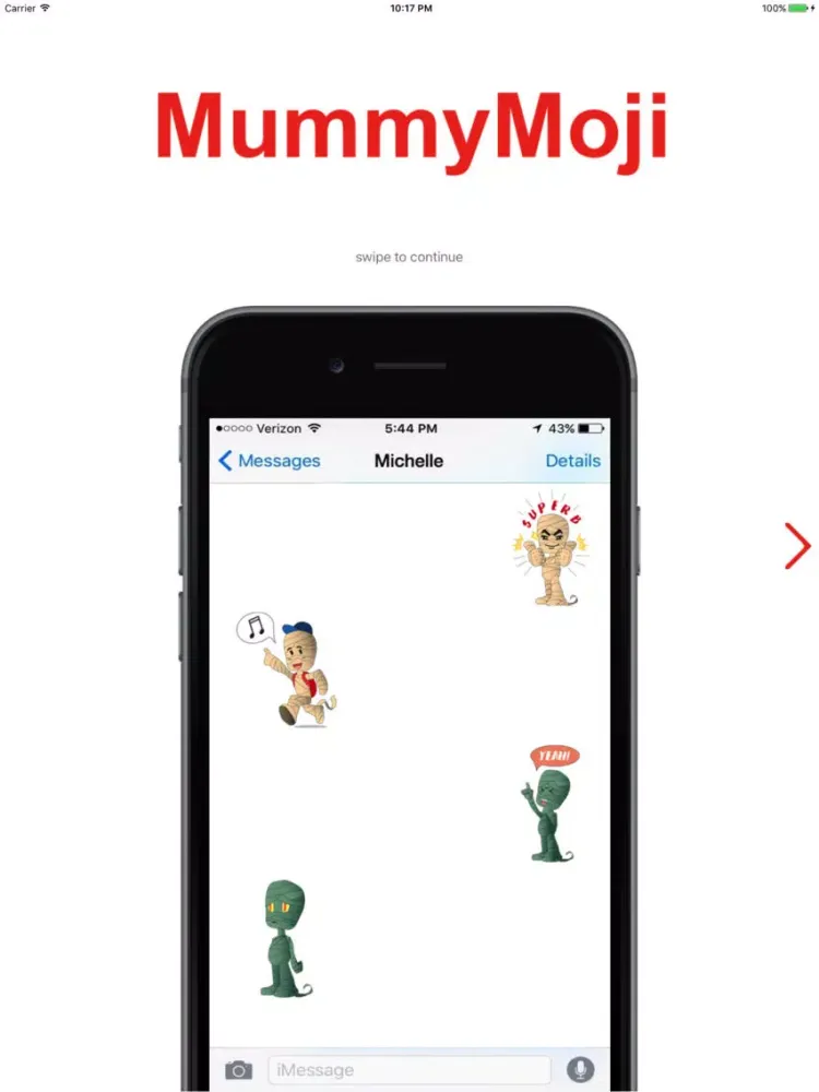 MummyMoji – Best Mummy Emoji Keyboard and Sticker iPad  Screenshots