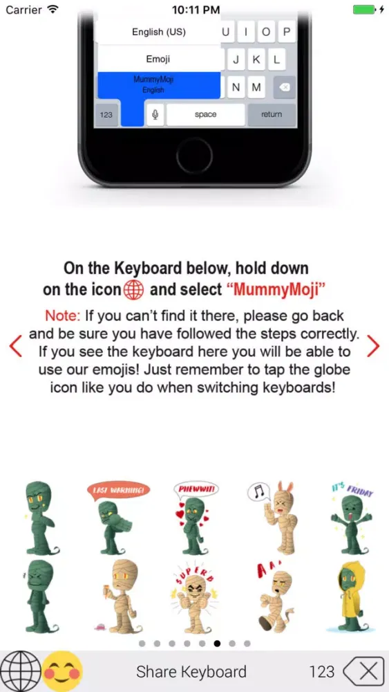 MummyMoji – Best Mummy Emoji Keyboard and Sticker Screenshots