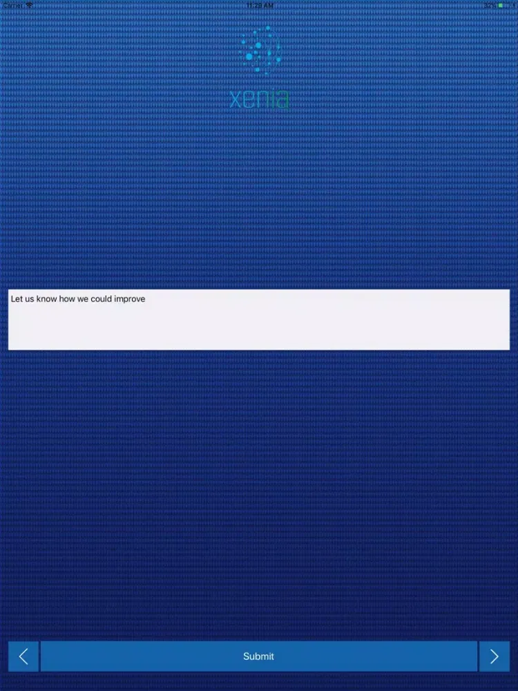 Xenia Kiosk App iPad  Screenshots