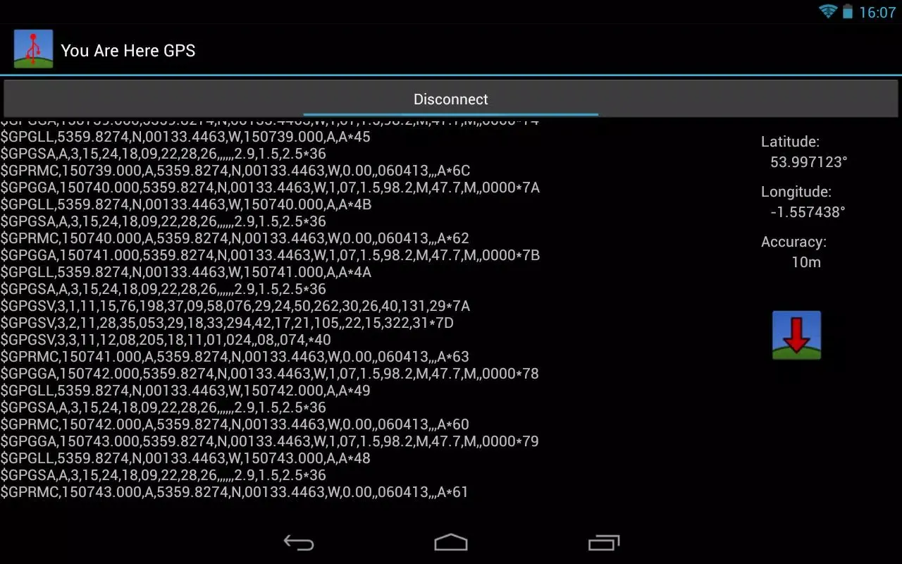 You Are Here GPS Screenshots