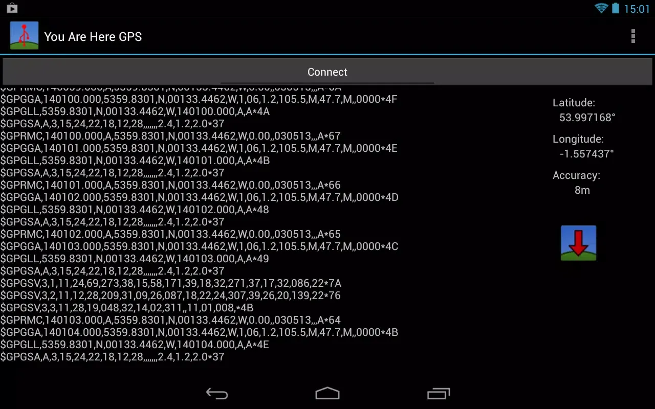 You Are Here GPS Screenshots