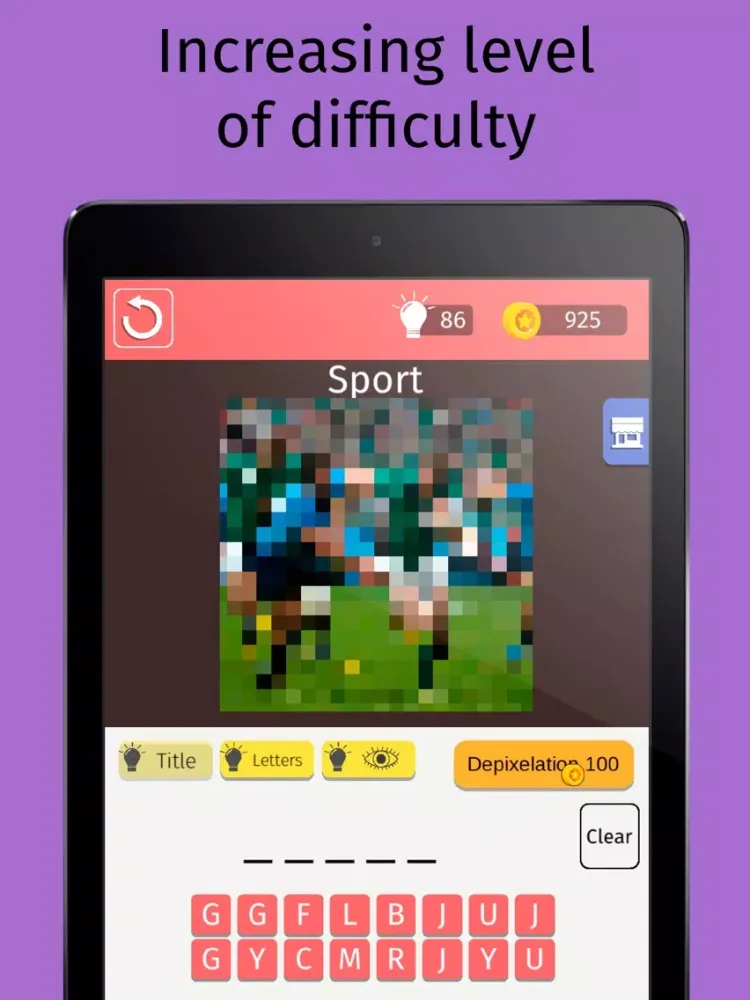 Tangkapan skrin Pixel Quiz - Word Guess Game iPad 