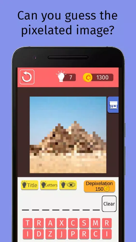 Tangkapan skrin Pixel Quiz - Word Guess Game