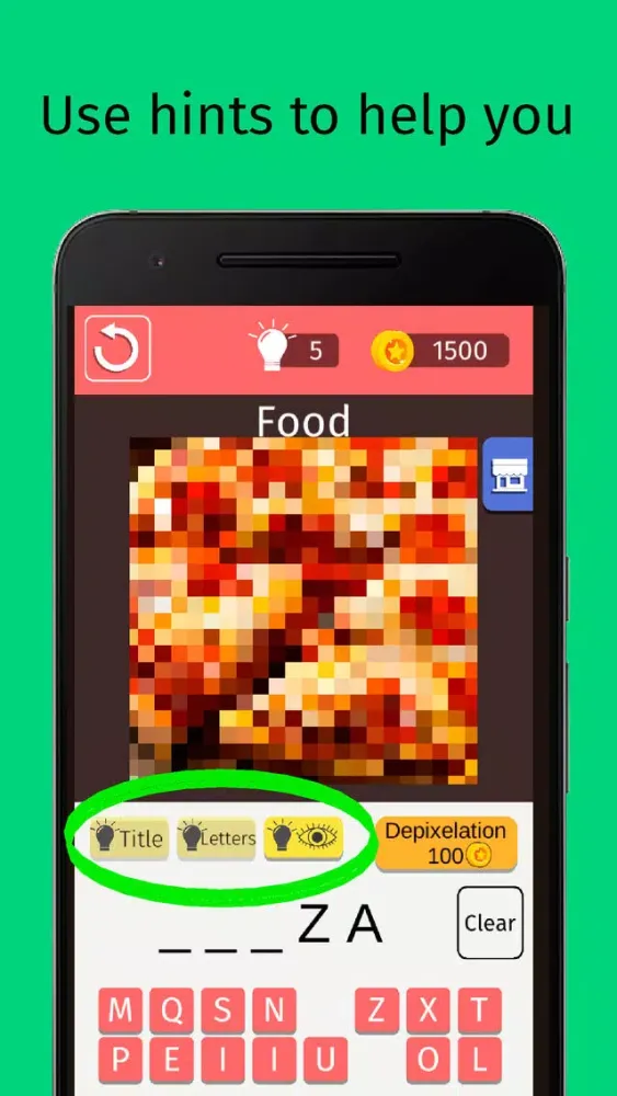 Tangkapan skrin Pixel Quiz - Word Guess Game