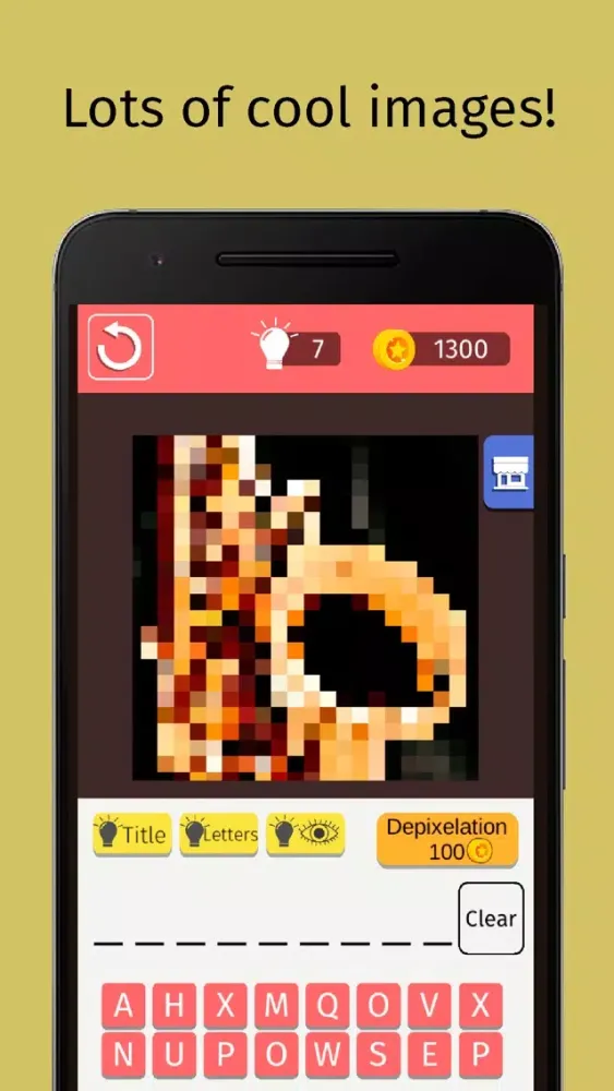 Tangkapan skrin Pixel Quiz - Word Guess Game
