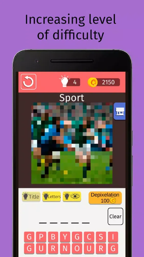 Tangkapan skrin Pixel Quiz - Word Guess Game