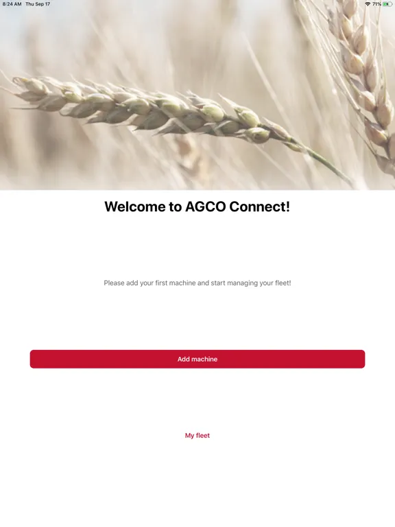 AGCO Connect iPad 应用截图