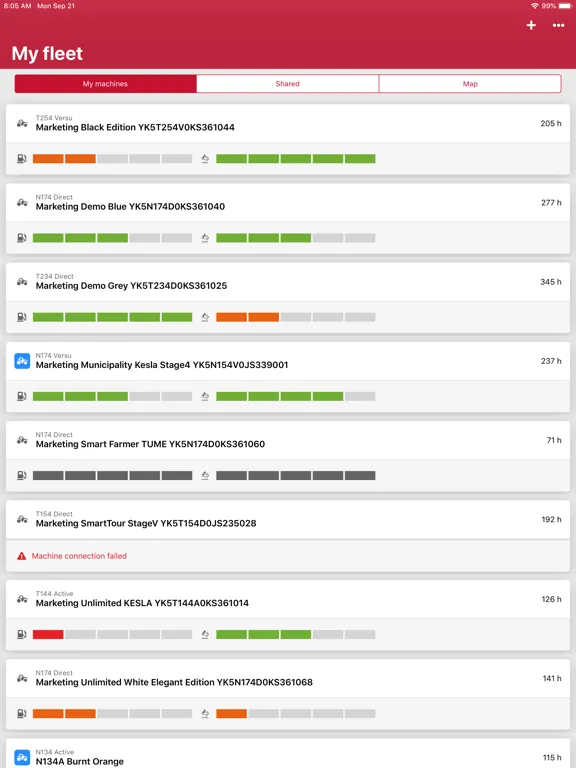 AGCO Connect iPad 应用截图