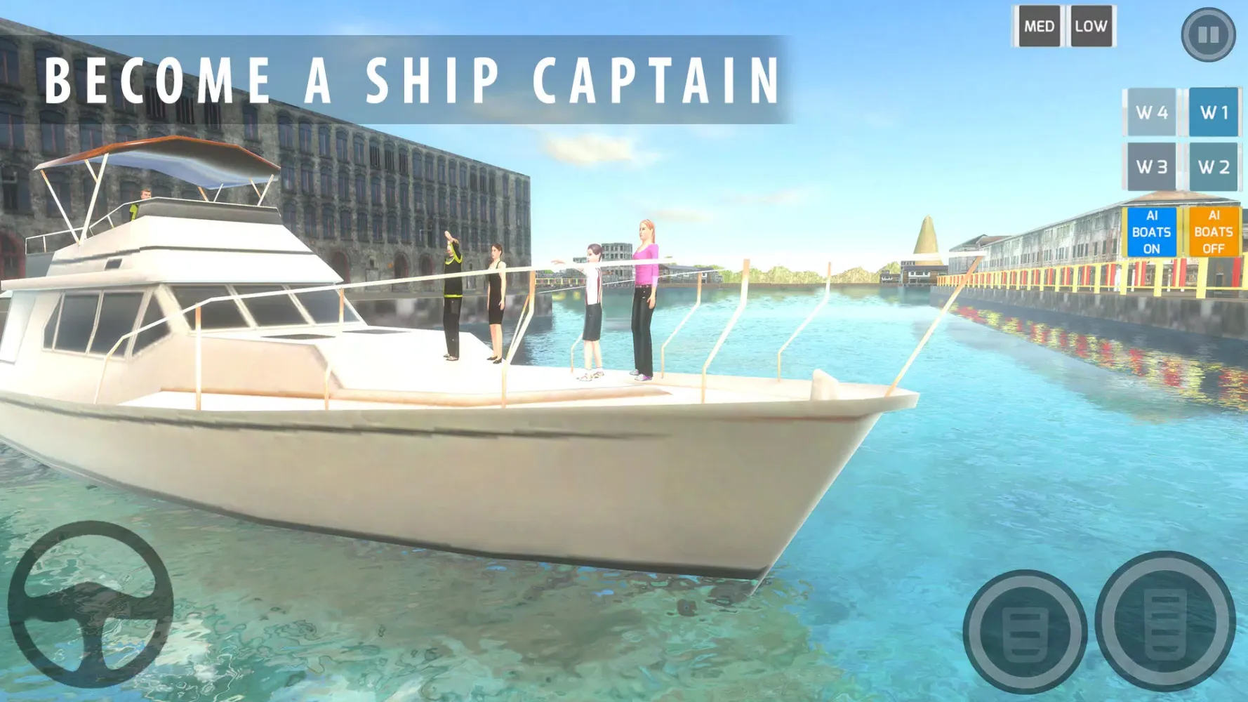 Jet Boat Sim Cruise Ship Drive Screenshots